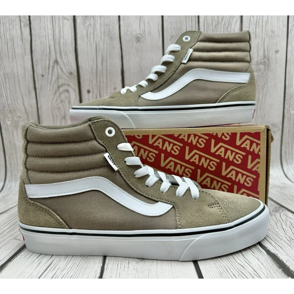 Vans Women's Filmore Hi Suede Canvas Walnut Brown Size 9.5 VN0A5HYU1NU